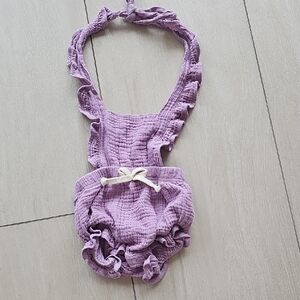 Reverie Threads Lavender Ruffled Baby Diaper Cover